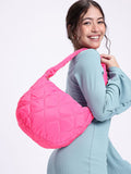 DressBerry Structured Quilted Shoulder Bag