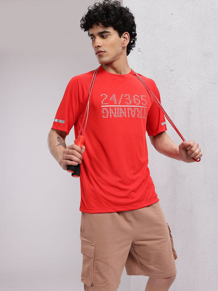 HRX by Hrithik Roshan Rapid Dry Printed Training T-Shirt