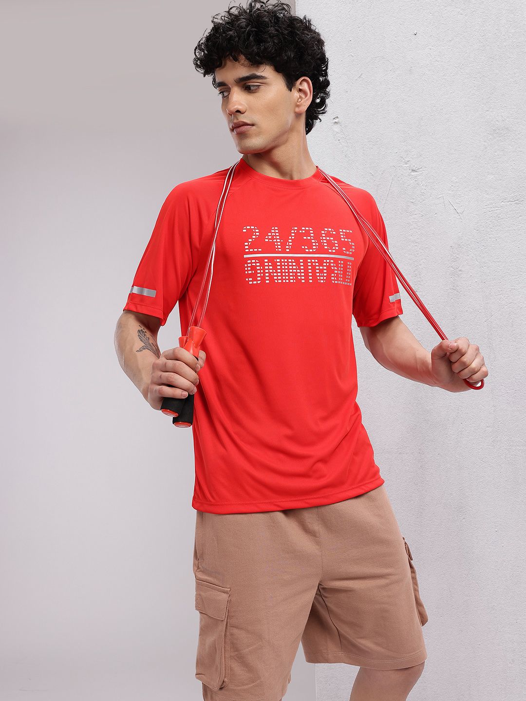 HRX by Hrithik Roshan Rapid Dry Printed Training T-Shirt