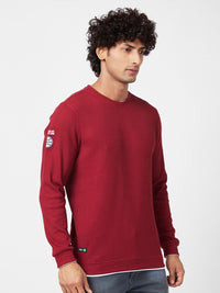 SPYKAR Round Neck Cotton Sweatshirt