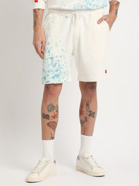 THE BEAR HOUSE Men Abstract Printed Pure Cotton Shorts