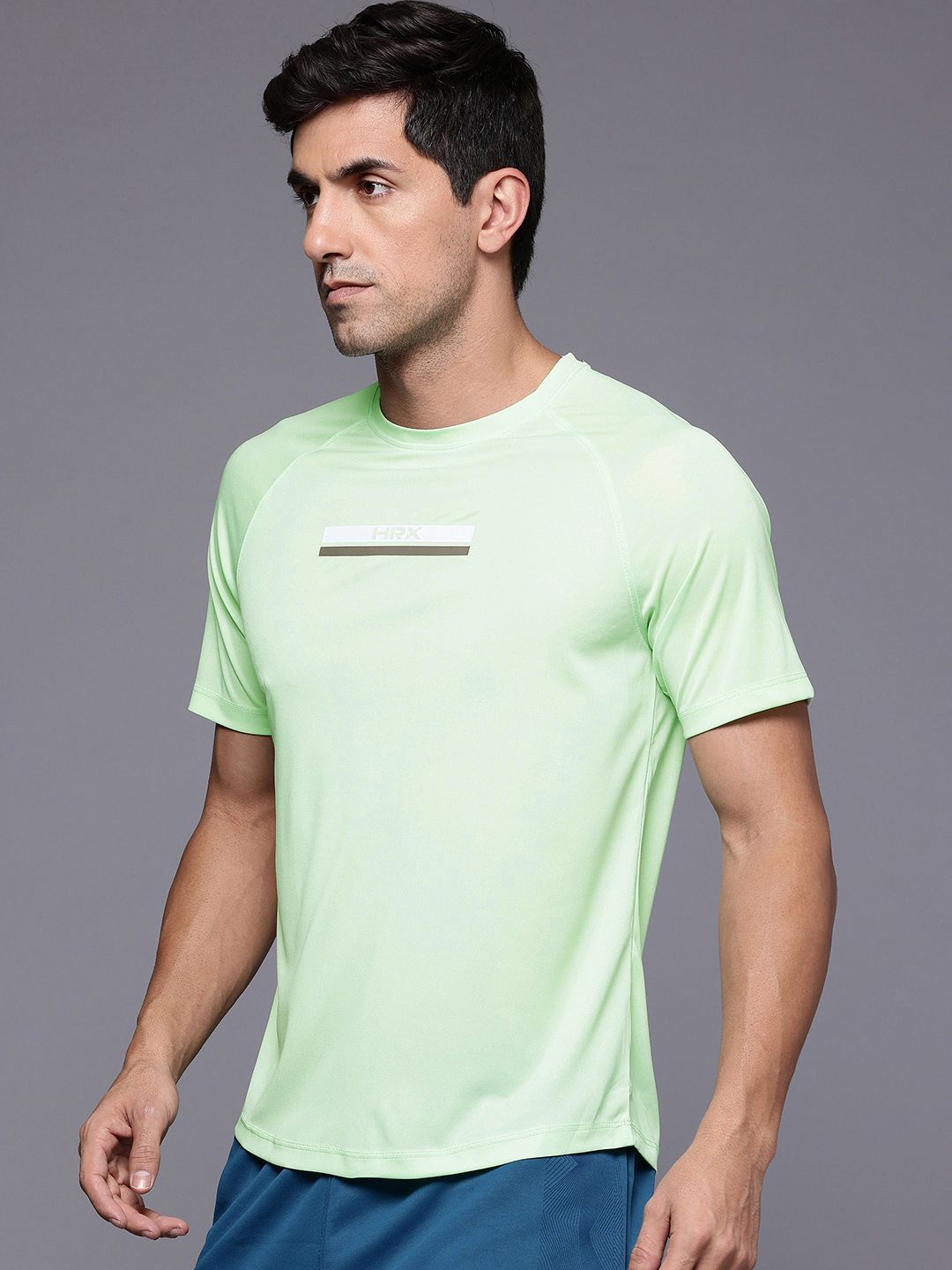 HRX by Hrithik Roshan AIRFLOW Ultralite Rapid Dry Antimicrobial Finish Running T-shirt