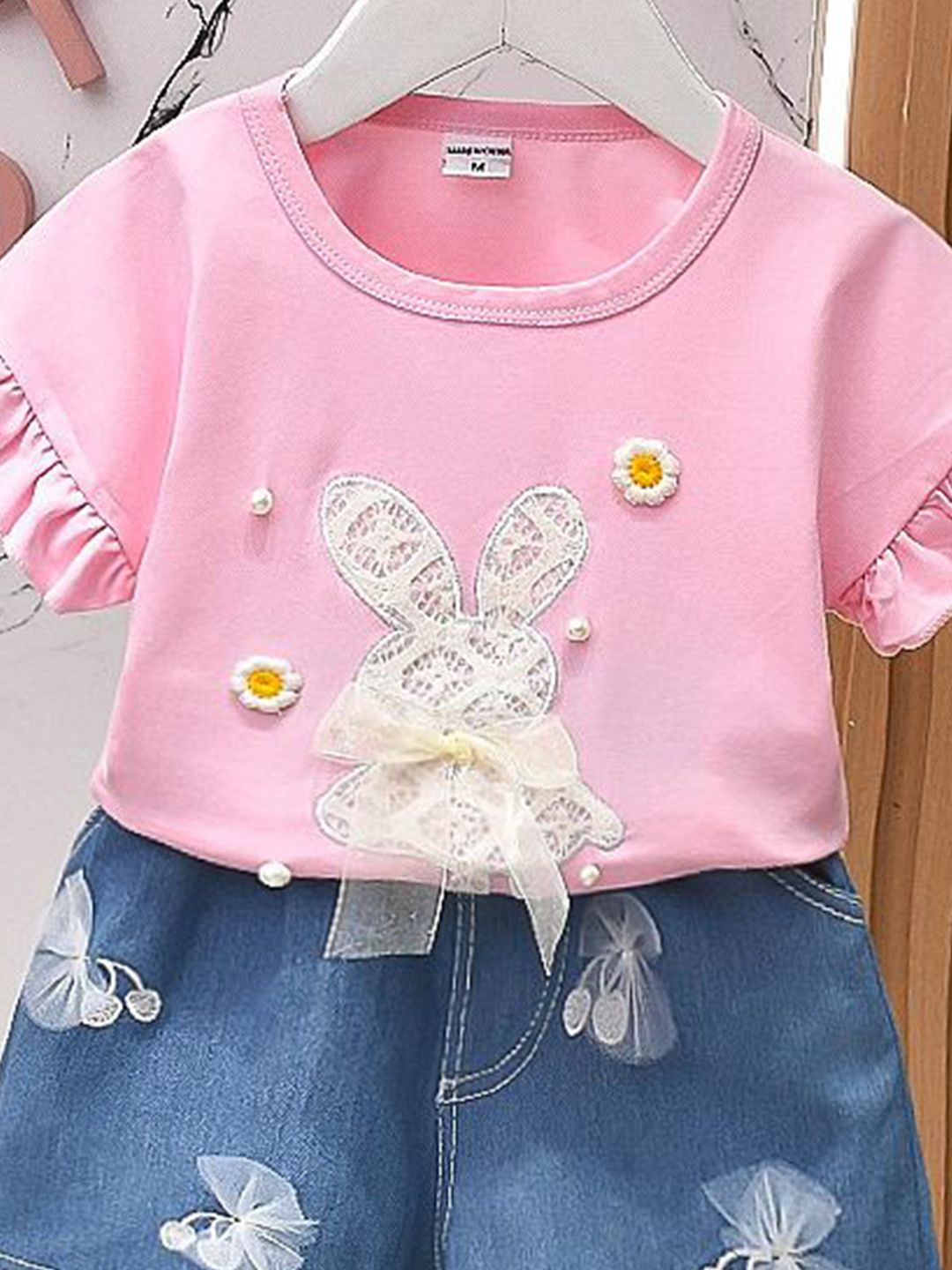 YK Girls Top with Shorts