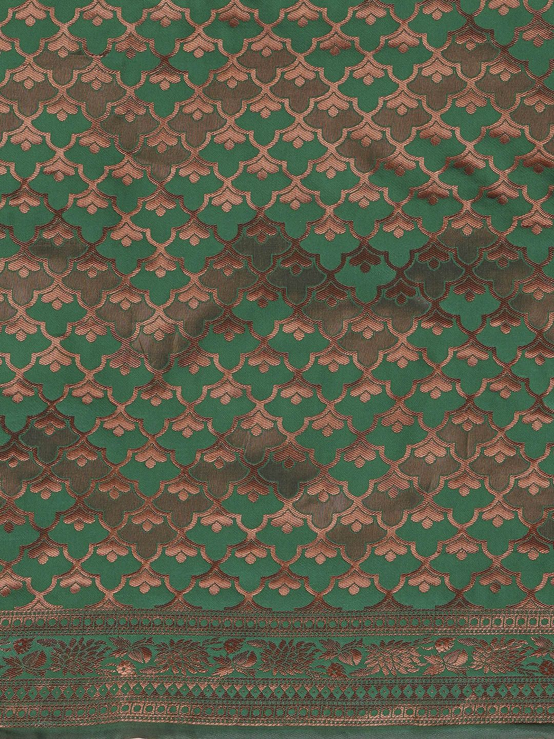 KALINI Ethnic Motifs Woven Design Zari Banarasi Saree