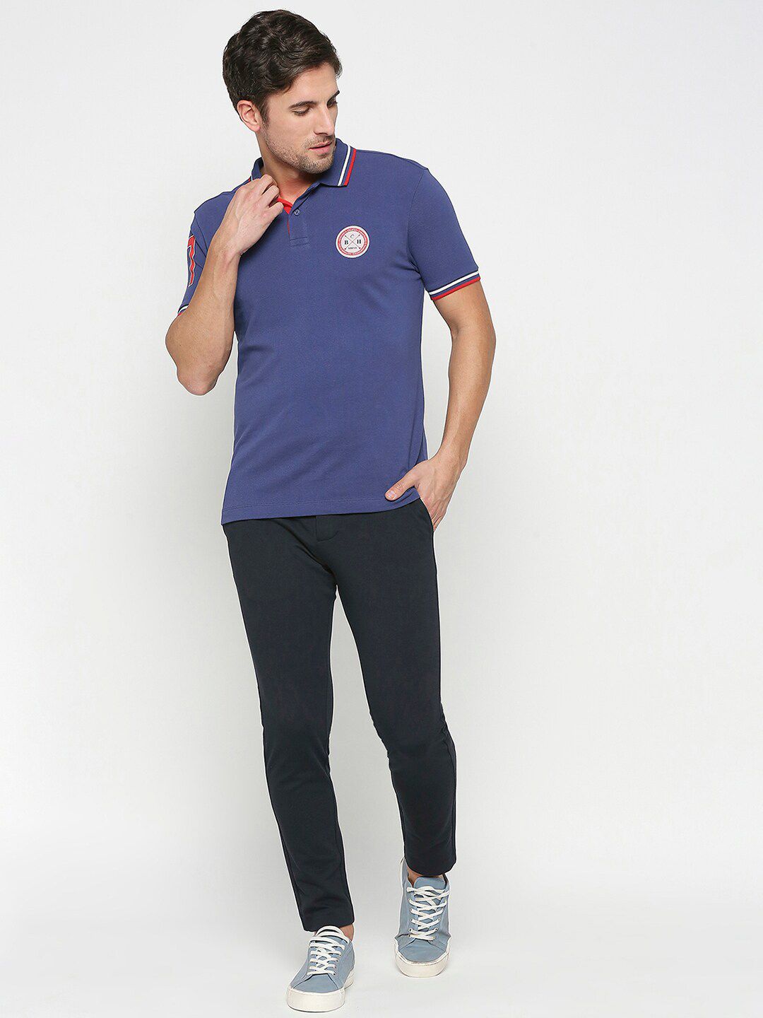 Being Human Polo Collar Pure Cotton Casual T-shirt