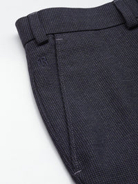 Raymond Men Textured Slim Fit Formal Trousers
