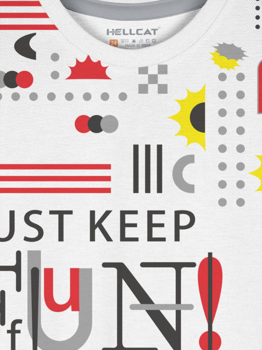 HELLCAT Boys Pack Of 2 Printed T-shirt with Shorts