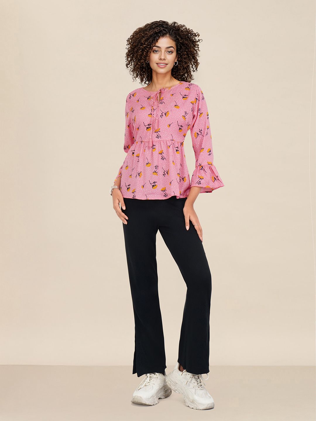 DressBerry Floral Printed A-Line Top
