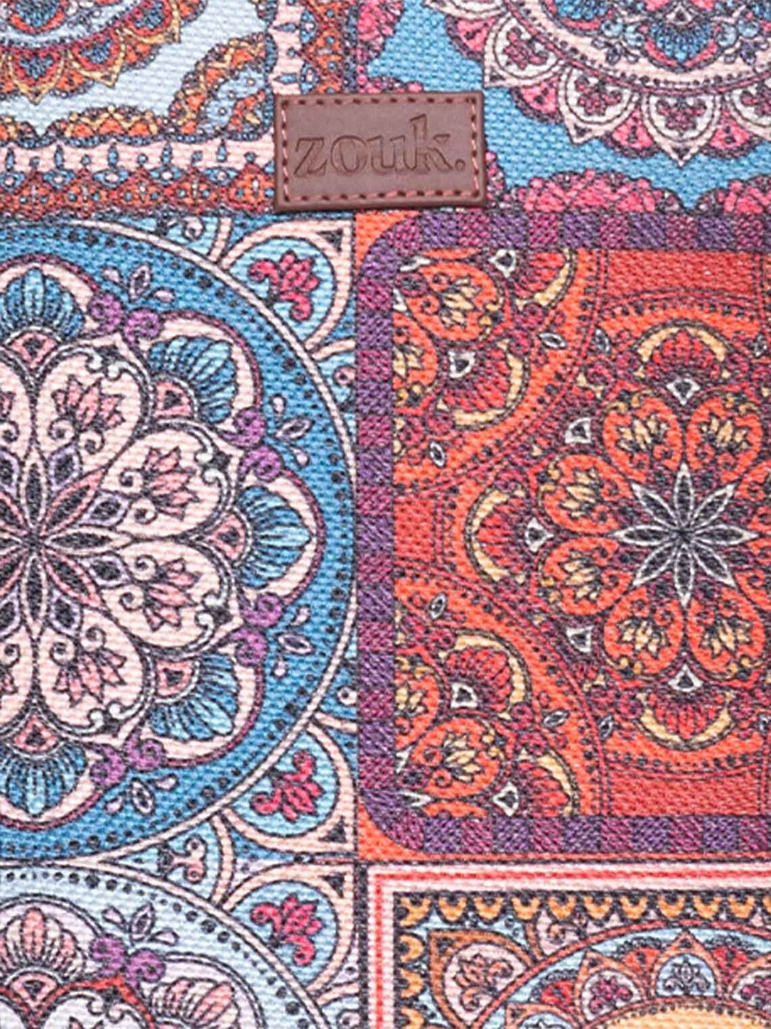 ZOUK Women Ethnic Motifs Printed Backpack