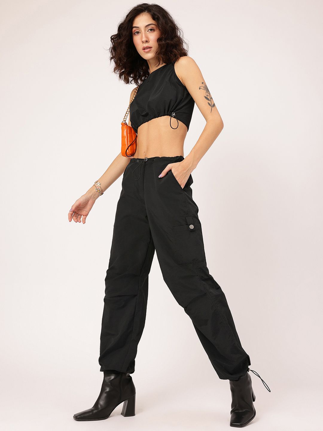 DressBerry Collegiate Cool Sleeveless Crop Co-Ord