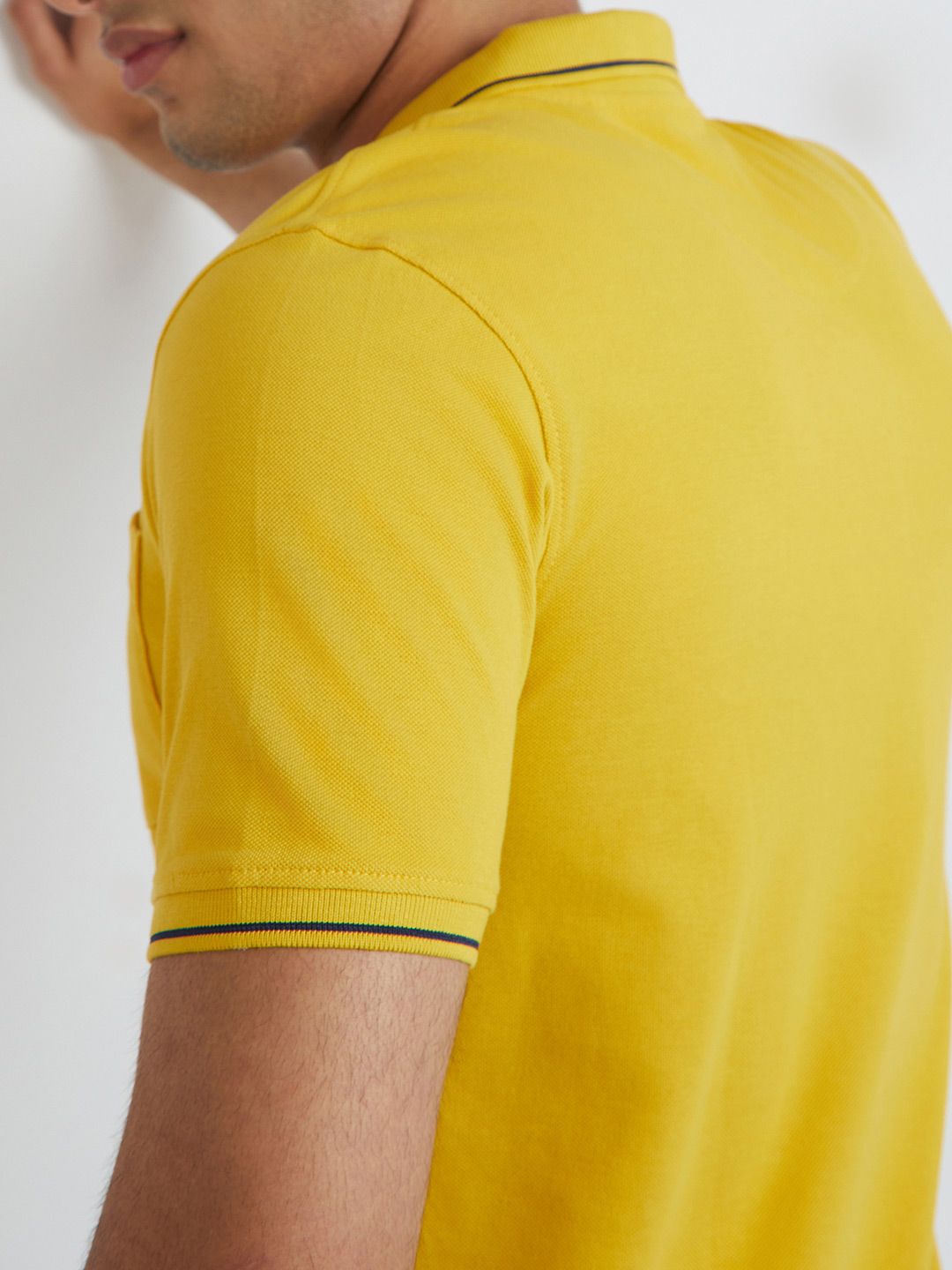 Raymond Pure Cotton Modern Fit Polo Collar T-shirt