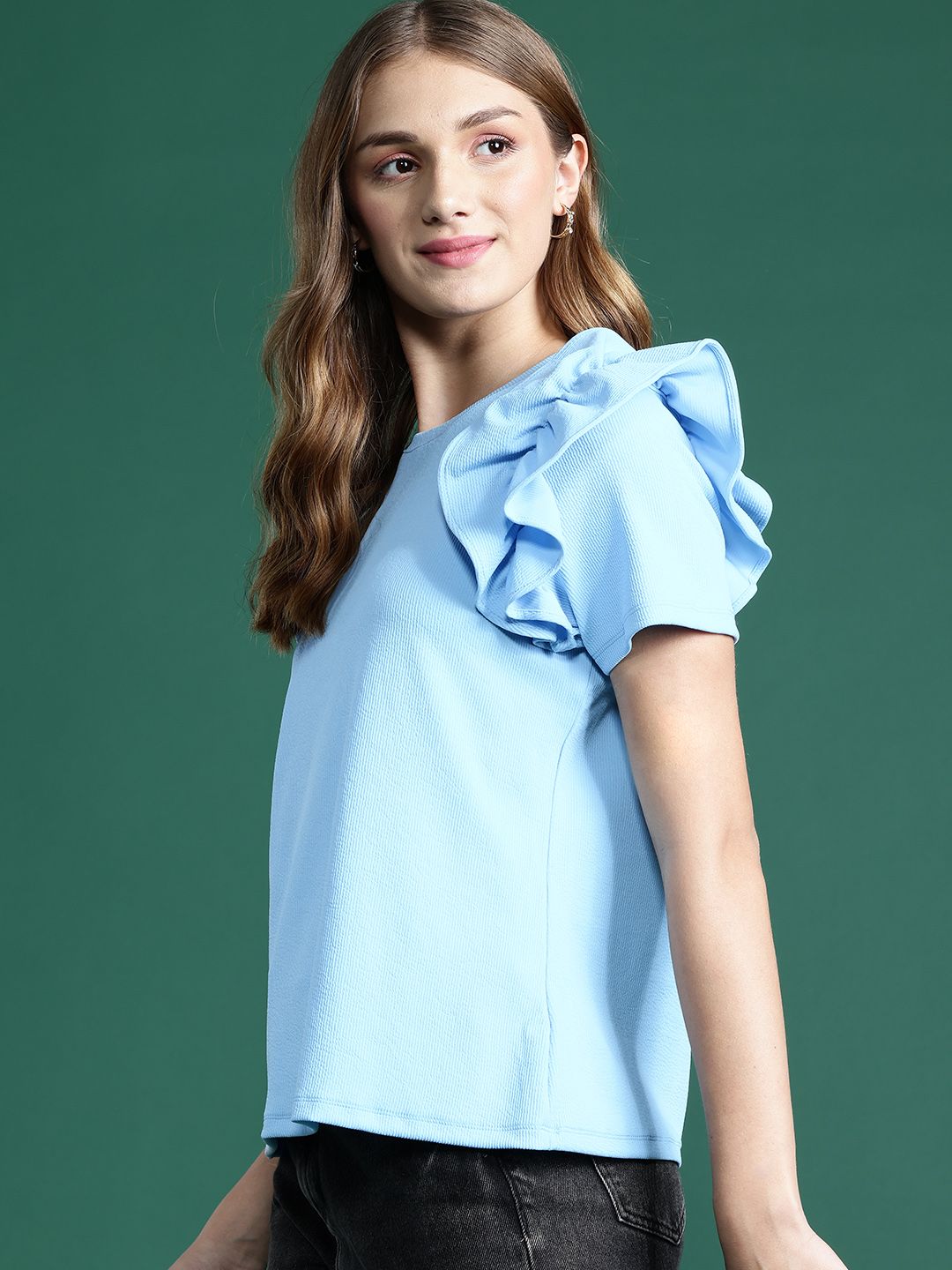 DressBerry Ruffles A-Line Top