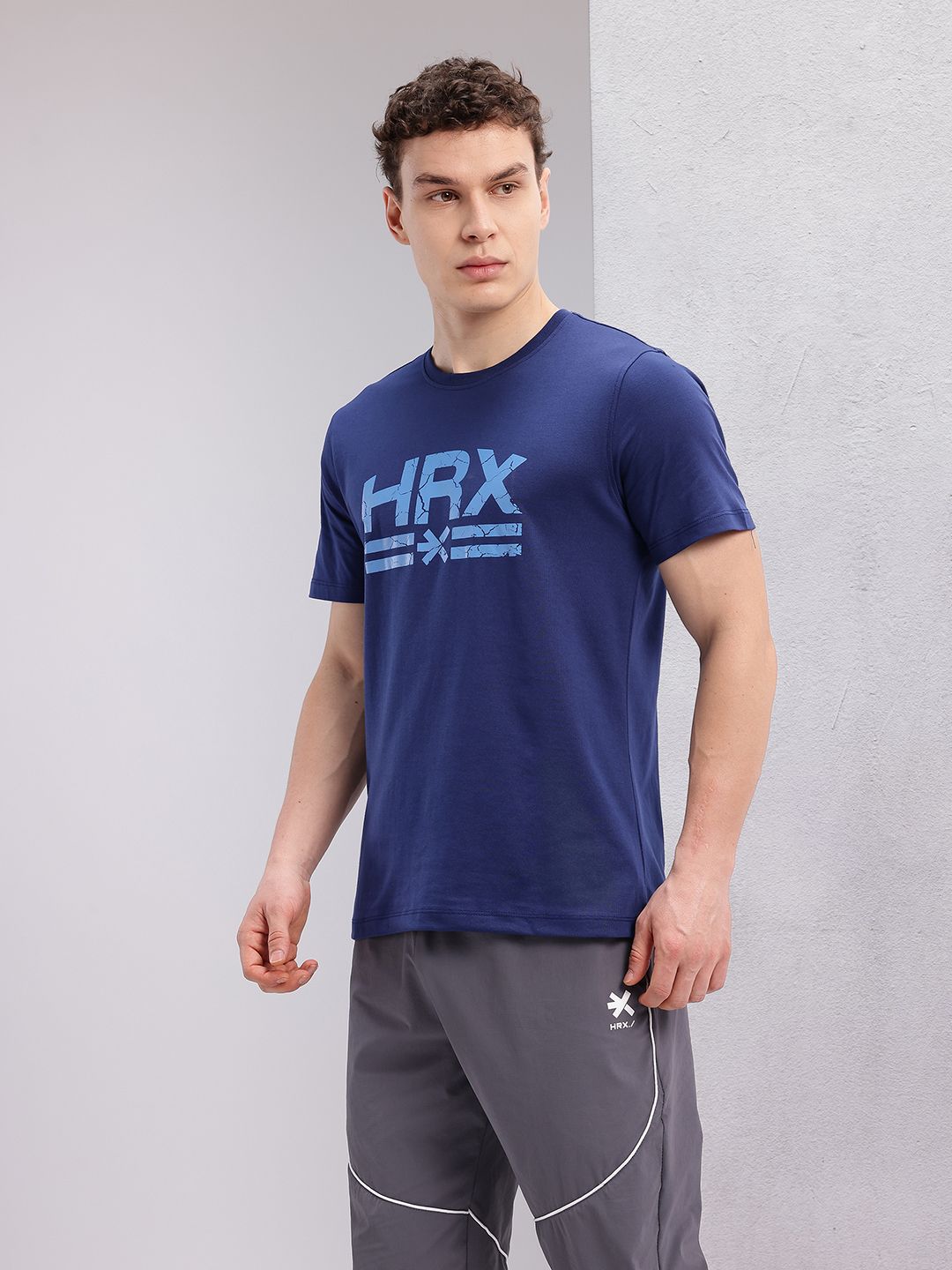 HRX by Hrithik Roshan Men Typography Printed Training T-shirt