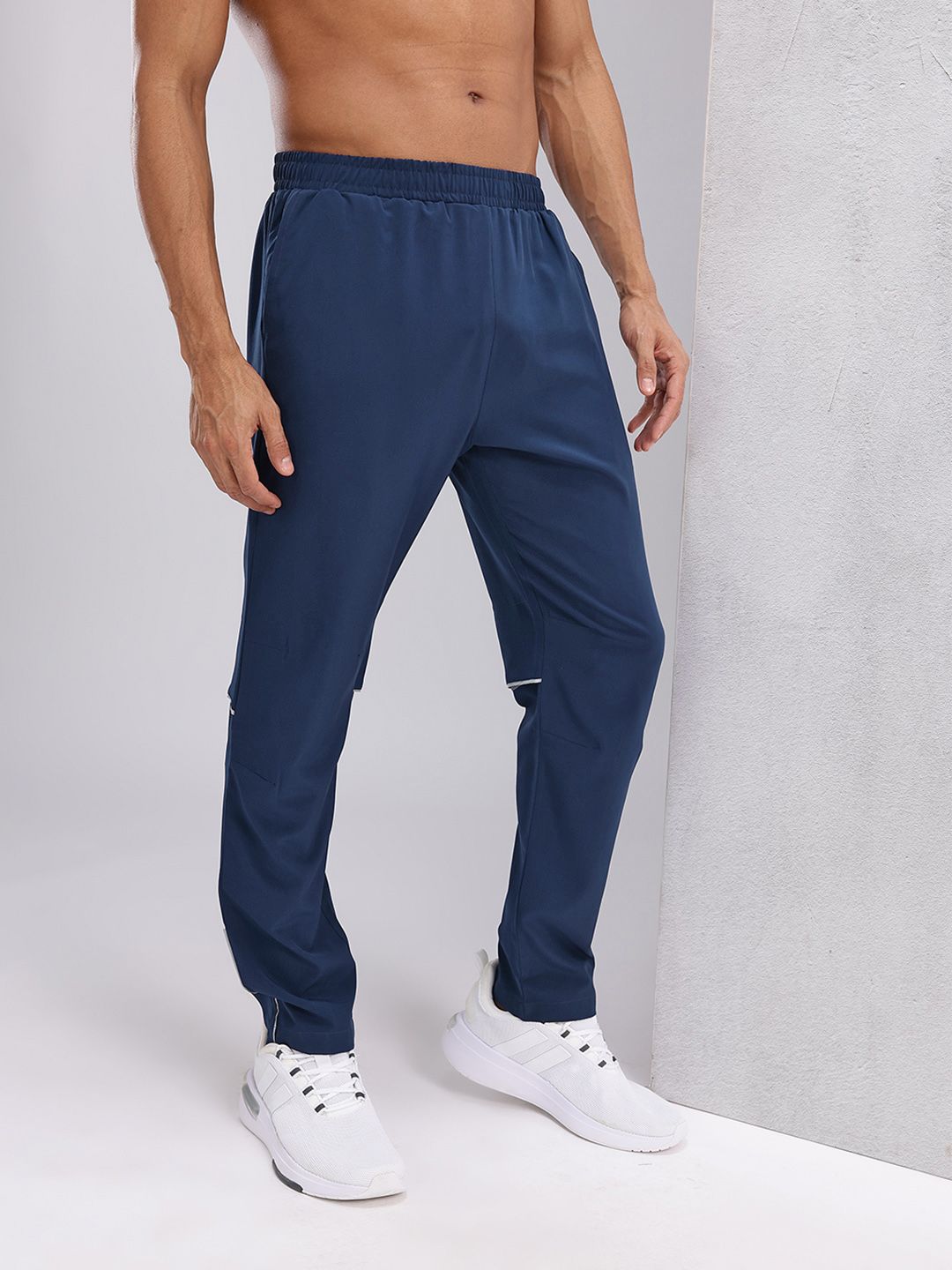 HRX by Hrithik Roshan Men Mid-Rise Rapid-Dry Running Track Pants