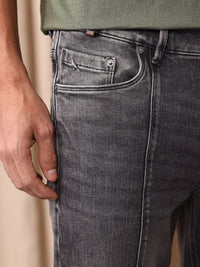 Mr Bowerbird Men Tapered Fit Mid-Rise Heavy Fade Stretchable Jeans