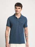 THE BEAR HOUSE Slim Fit Polo Collar Cotton T-shirt