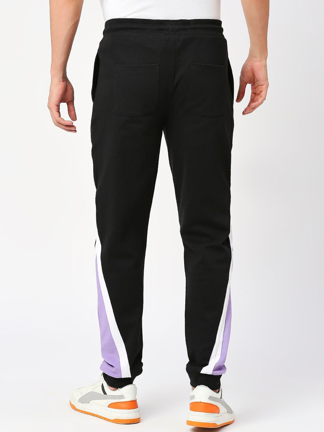 Being Human Men Printed Mide-Rise Joggers