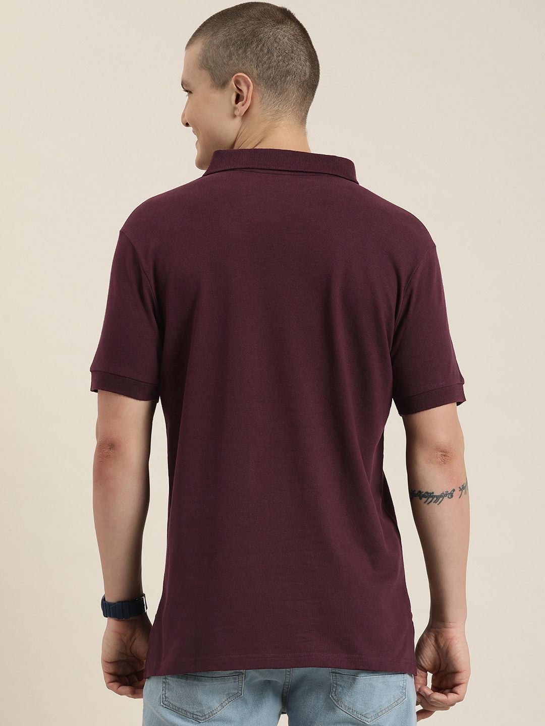 DILLINGER Men Polo Collar Pure Cotton T-shirt