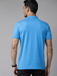 Park Avenue Colourblocked Polo Collar Slim Fit T-shirt