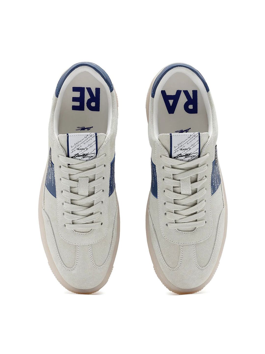 RARE RABBIT Men Colourblocked Suede Sneakers