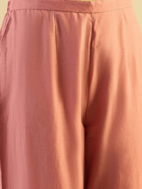 Indo Era Floral Printed Pure Cotton Kurta With Trousers &  Dupatta