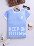 HRX by Hrithik Roshan Boys Typography Printed Moisture Wicking T-shirt
