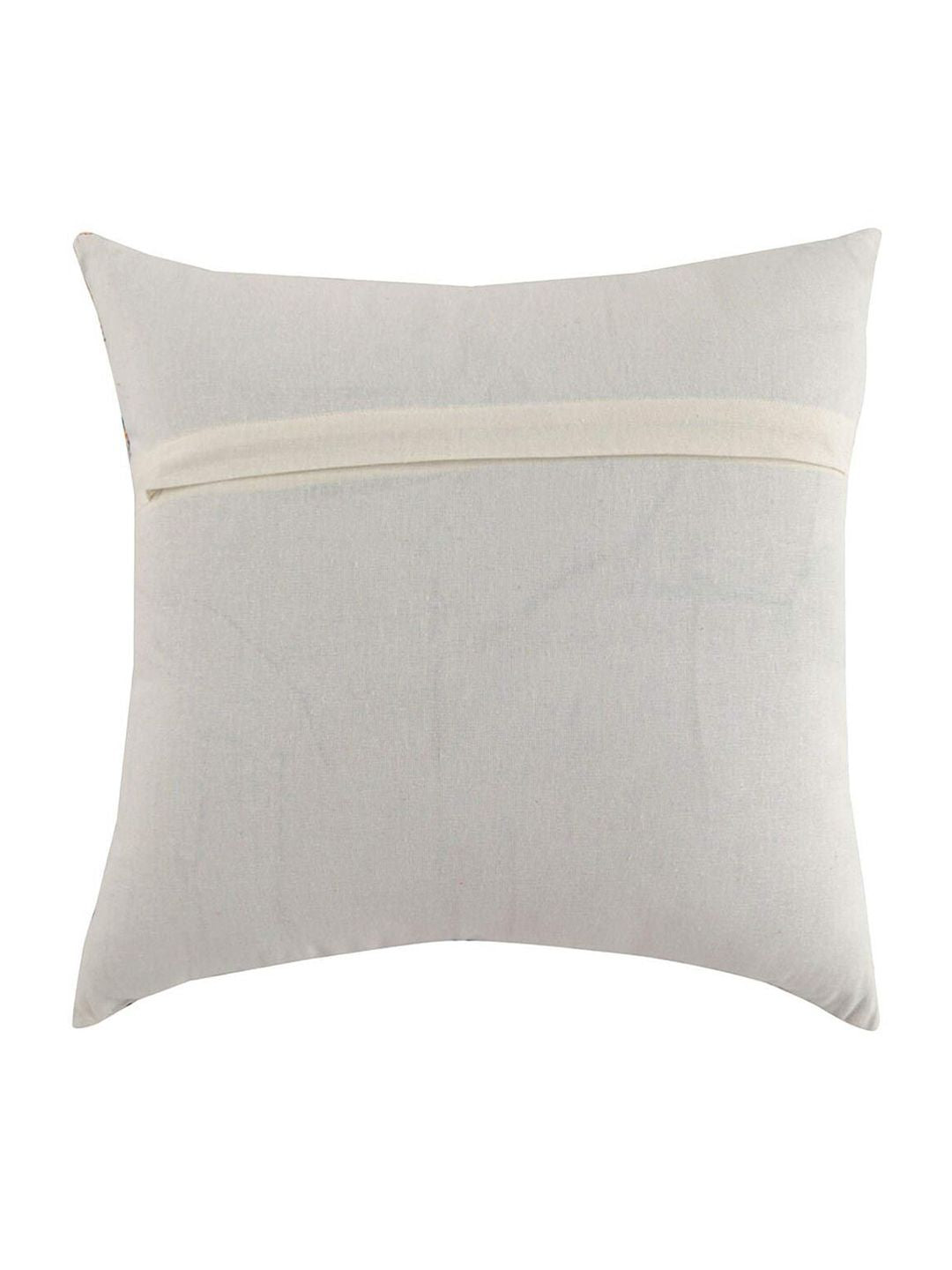 STITCHNEST Adults Blue & White Set of 5 Warli Motifs Square Cushion Covers