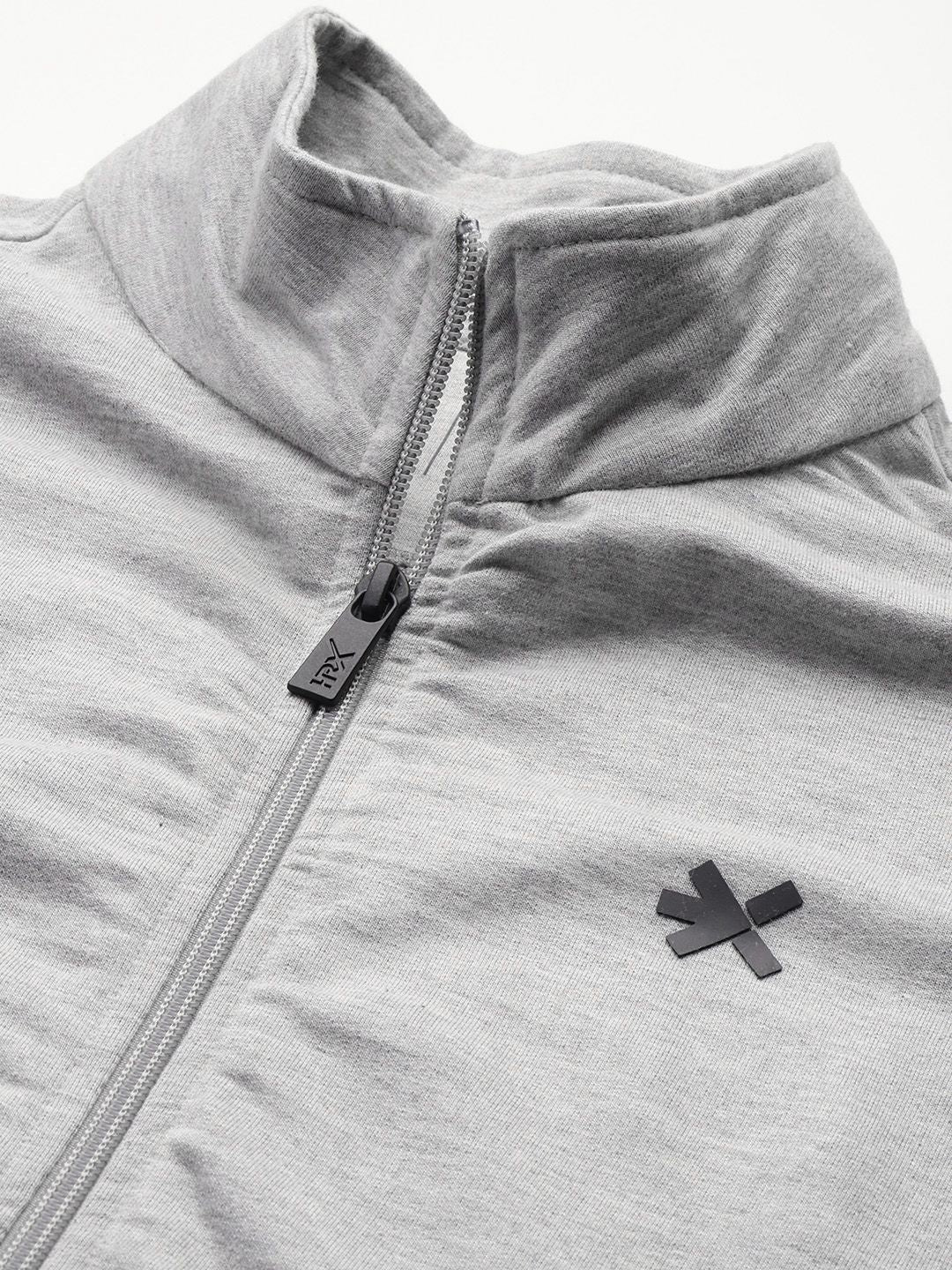 HRX by Hrithik Roshan Brand Logo Detail Lifestyle Zip-Up Tracksuit