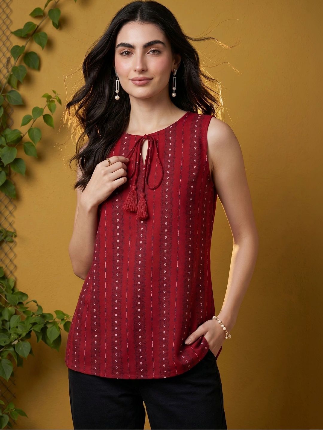 Mamicha Print Top