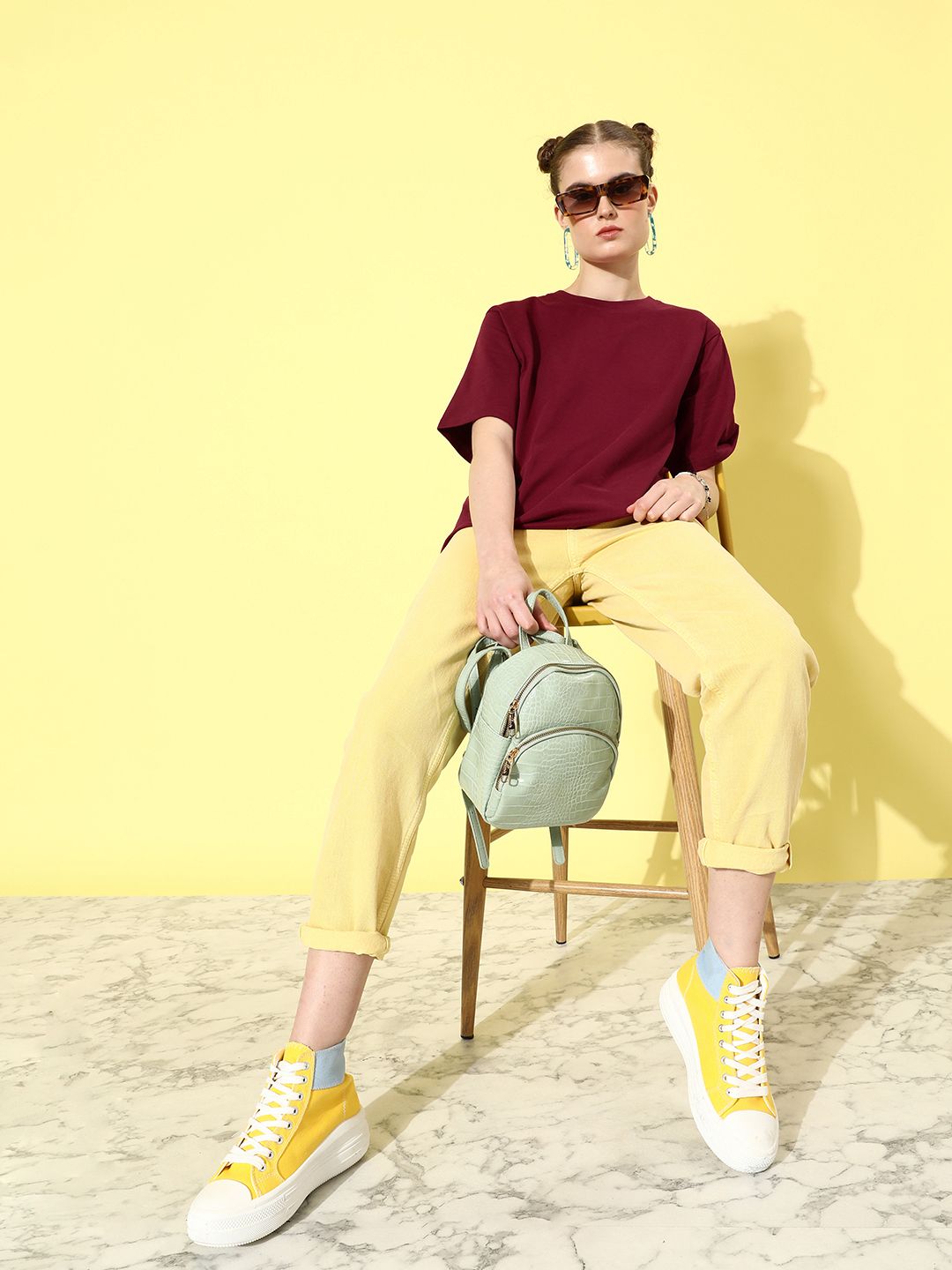 DILLINGER Women Graphic Printed Oversized T-shirt