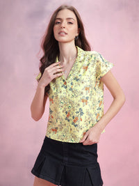 DressBerry Floral Printed Casual Shirt