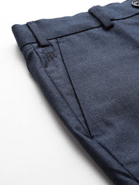 Raymond Men Checked Slim Fit Formal Trousers