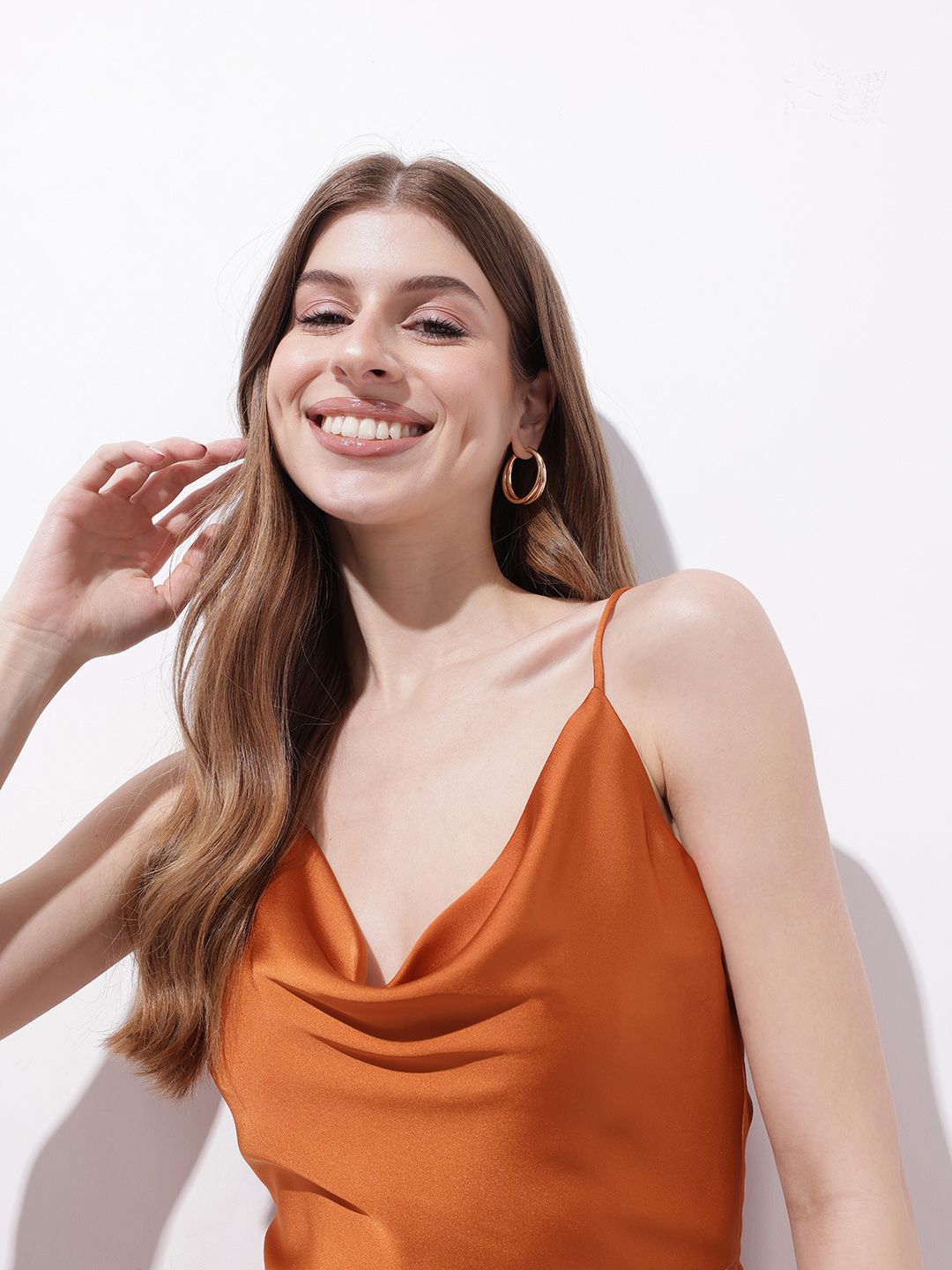 DressBerry Sunset Silhouette Cami Crop Top