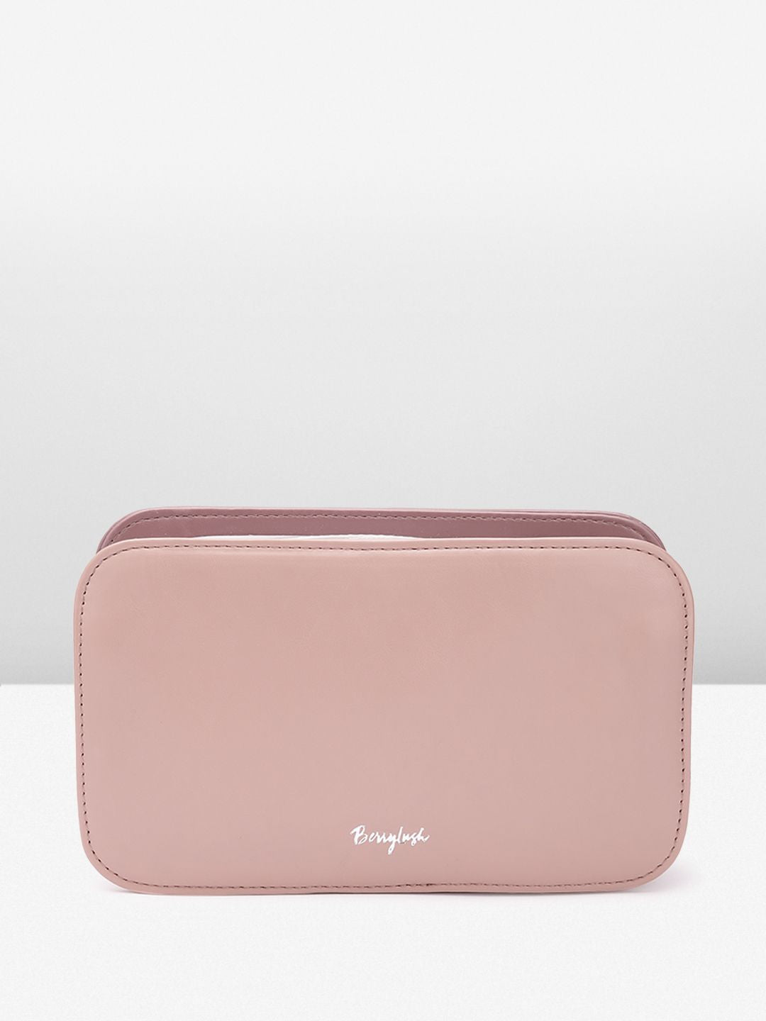 Berrylush Typography Printed Structured Sling Bag