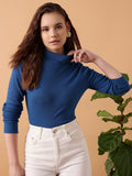 STREET 9 High Neck Long Sleeves Top