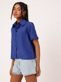 DressBerry Cute Femi Ruffle Romance Shirt