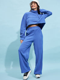 STREET 9 BASICS Women Relaxed Loose Fit Wide Leg Trousers