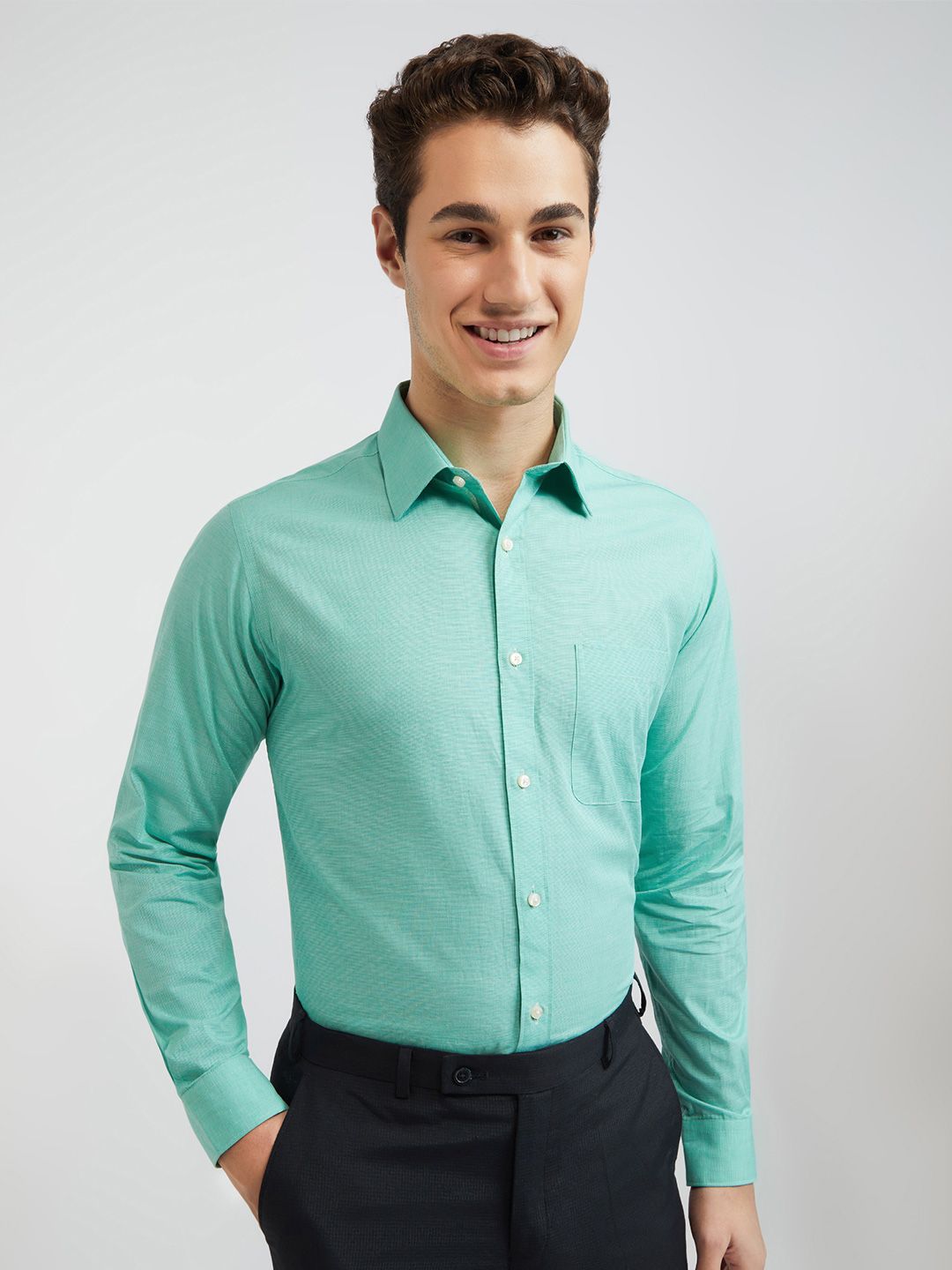 Raymond Slim Fit Pure Cotton Formal Shirt