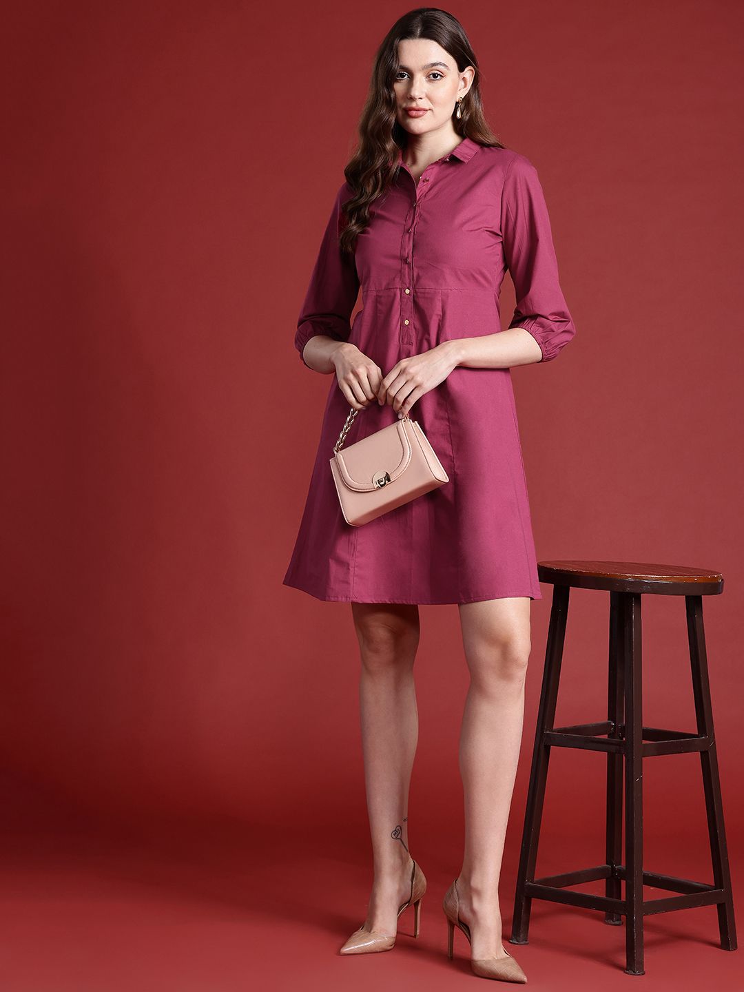 all about you Pure Cotton A-Line Dress