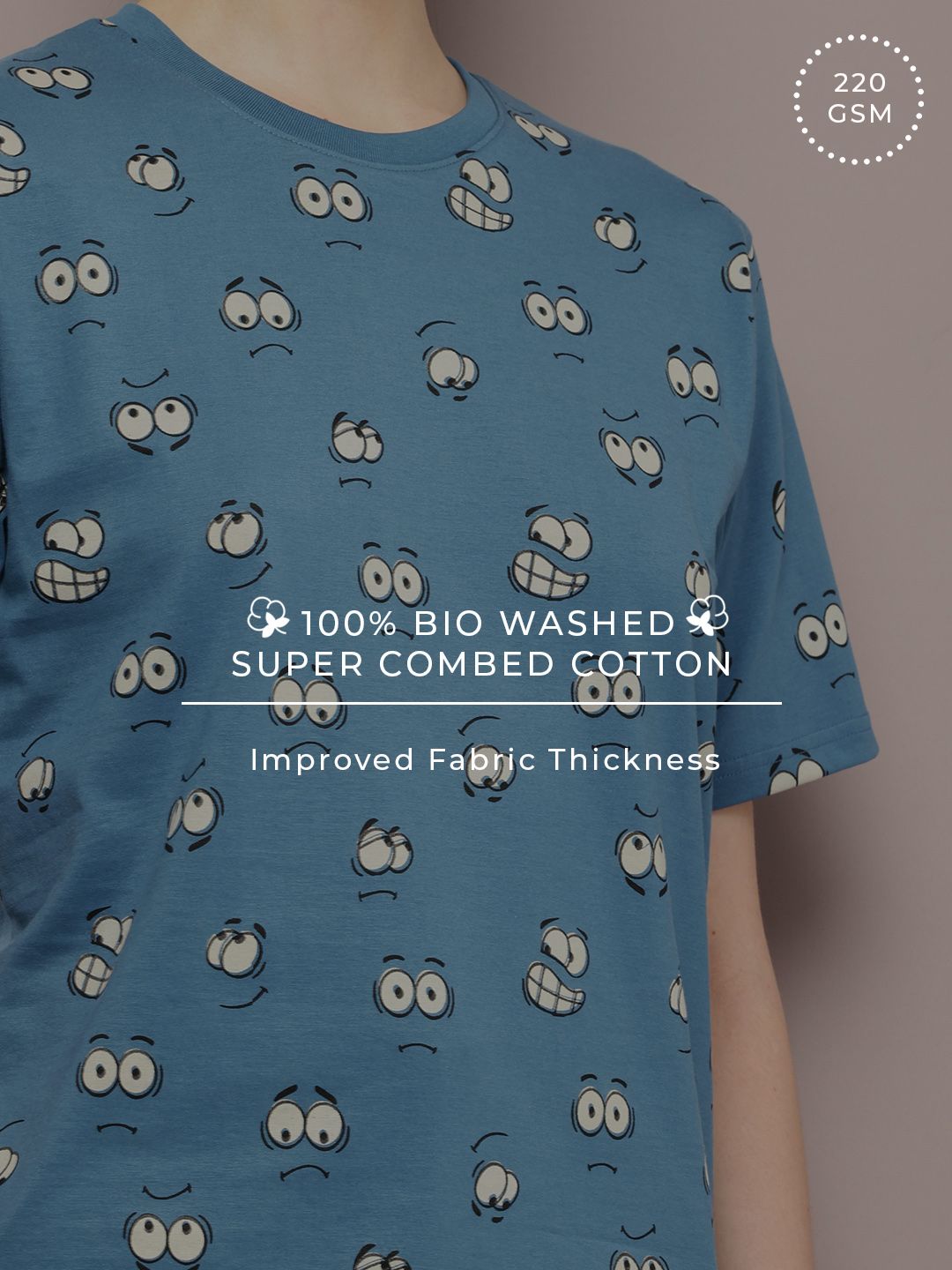 DILLINGER Printed Oversized Super Combed Cotton T-shirt