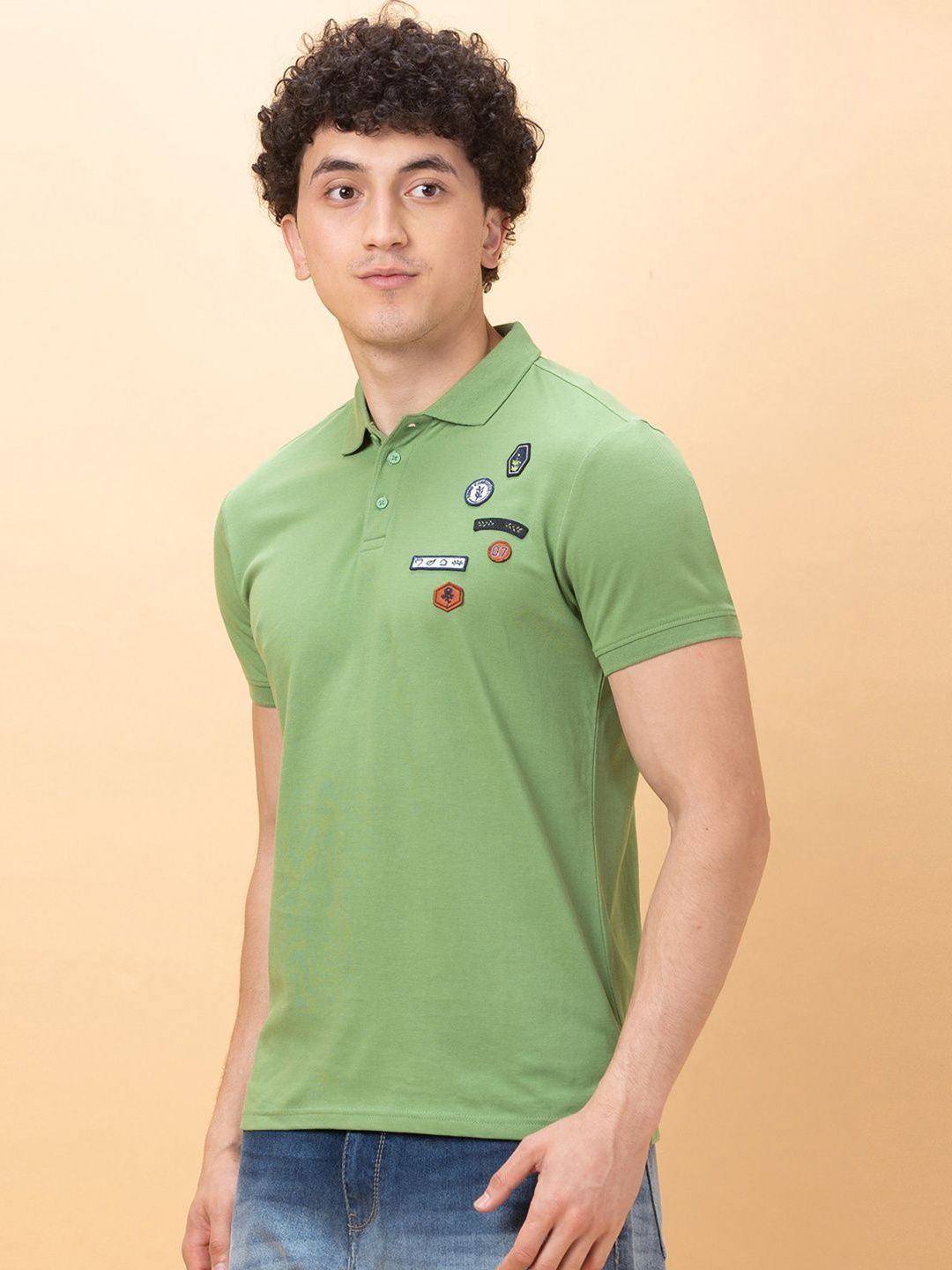 Being Human Men Polo Collar T-shirt