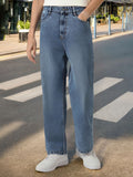 Urbano Fashion Men Non Stretchable Loose Baggy Fit Washed Jeans