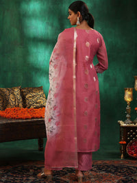 Libas Women Ethnic Motifs Regular Sequinned Kurta with Trousers & With Dupatta