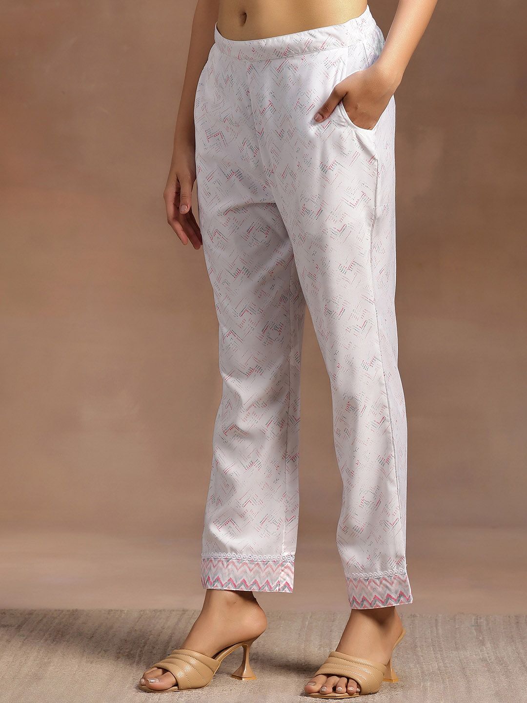 Libas Embroidered Regular Kurta with Palazzos & With Dupatta