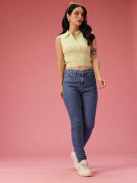 DressBerry Women Skinny Fit High-Rise Light Fade Stretchable Jeans