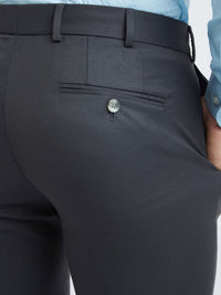 Raymond Men Checked Slim Fit Formal Trousers