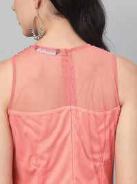 STREET 9 Orange Embellished Maxi Dress