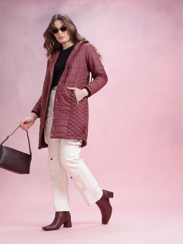 DressBerry Hooded Longline Parka Jacket