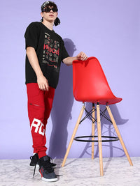 DILLINGER Printed Pure Cotton Oversized T-shirt