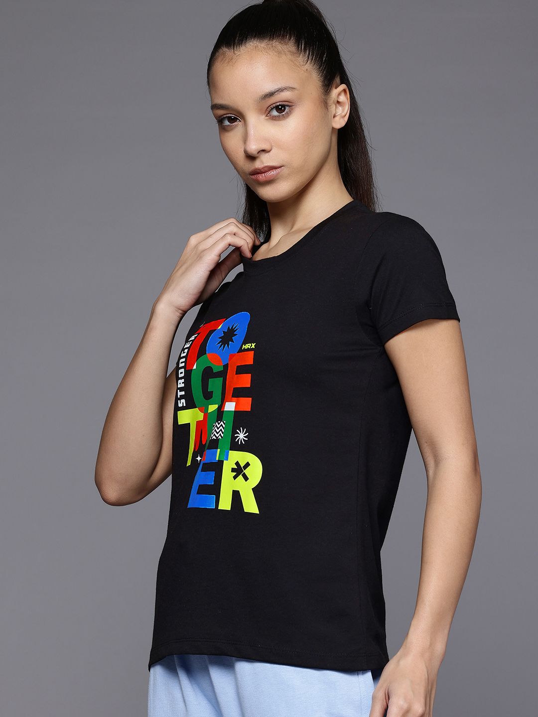 HRX by Hrithik Roshan Printed Casual T-shirt